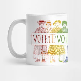 Rainbow Women Vote Mug